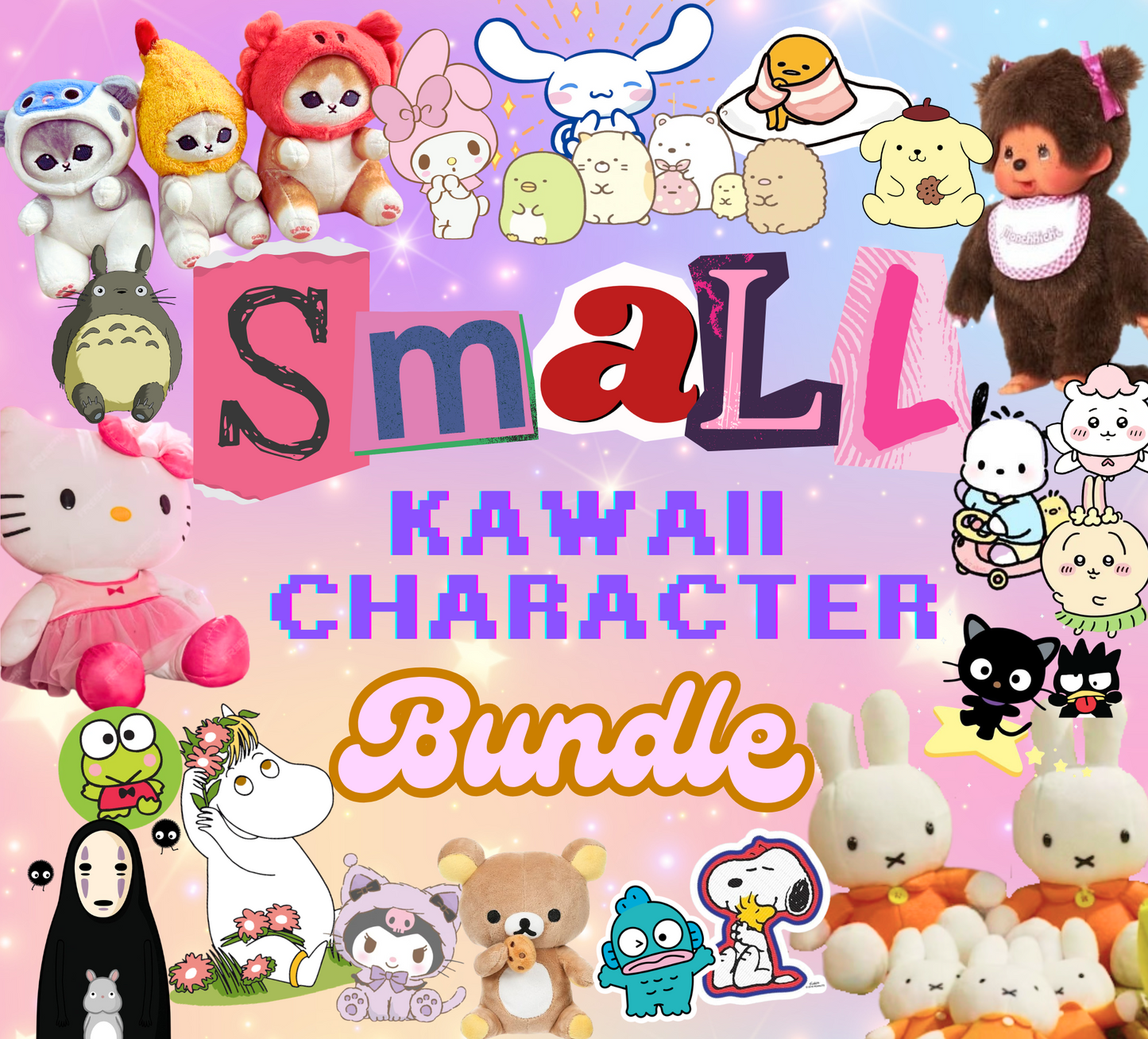 SMALL Kawaii Character Bundle